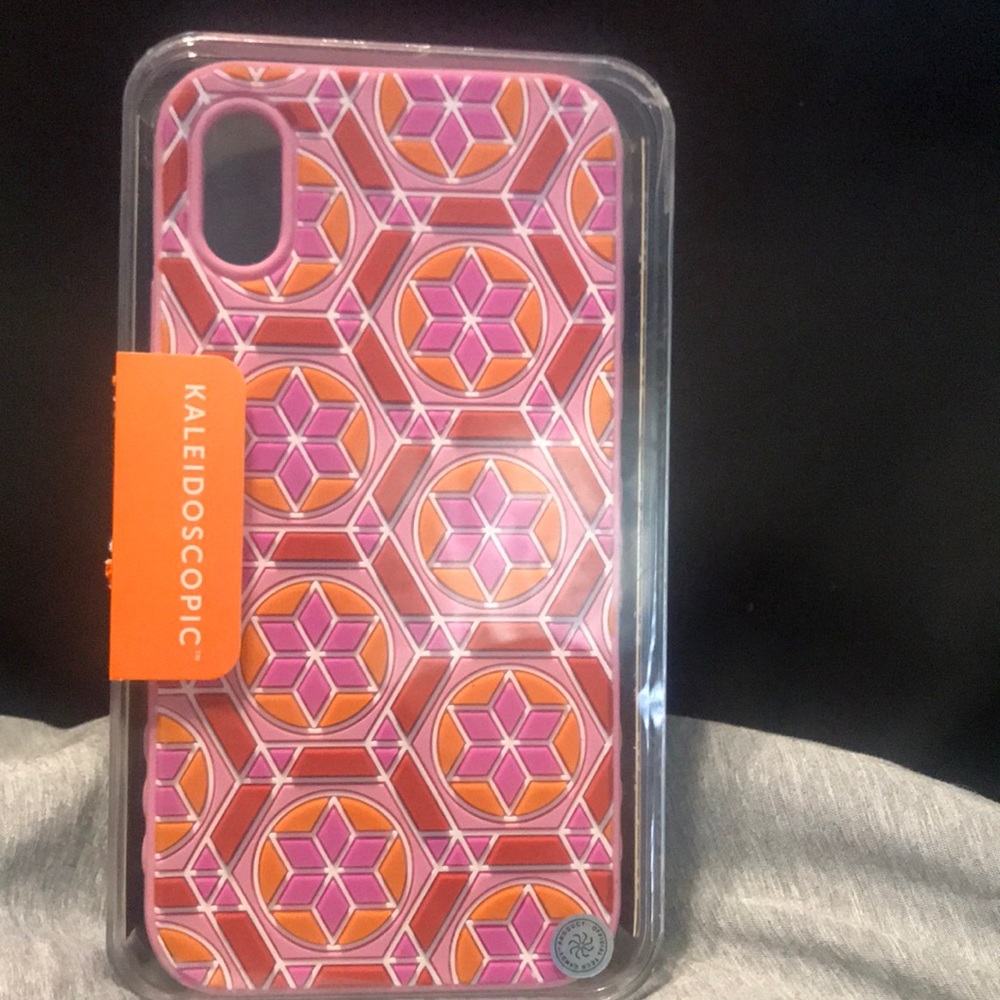 Light Pink/ Orange Cone IPhone X Case